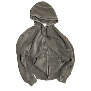 TNA Aritzia Gray Zip-Up Hoodie